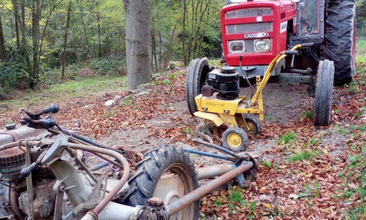 Trattore Carraro 58 CV motozappa falciatrice bcs