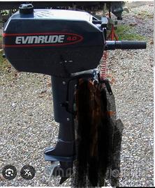 fuoribordo  Evinrude 4hp 2 tempi con serbatoio int