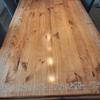 tavolo in legno massiccio 250 x 120