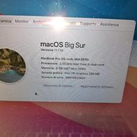 Notebook mac book pro 15” - 2010