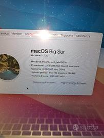 Notebook mac book pro 15” - 2010