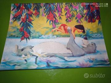 Cartolina lenticolare 3D anni 70 Mowgli