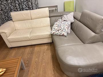 Divano in vera pelle Chateu d’Ax