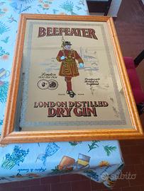 Quadro specchiato vintage  Beefeater 
