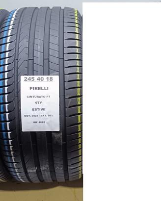 2 GOMME 245 40 18 PIRELLI 2023 RIF4682