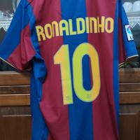 maglia Barcellona Ronaldinho 2007/08 taglia L