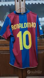 maglia Barcellona Ronaldinho 2007/08 taglia L