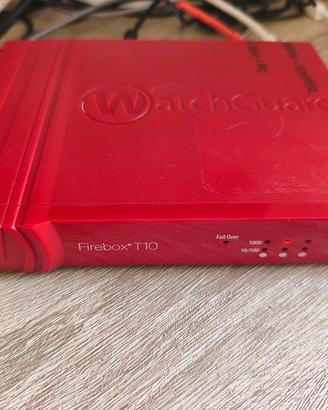 Firewall Watchguard Firebox T10 con Alimentatore