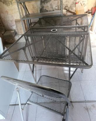 Tavolo alungabilile in ferro