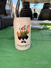 Boccale da birra ufficiale oktoberfest monaco 1989