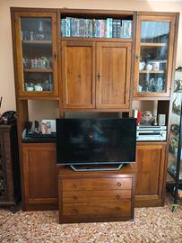 Mobile soggiorno in noce