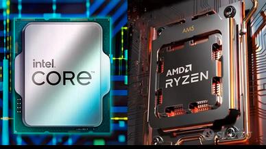 Processore Intel e ryzen 