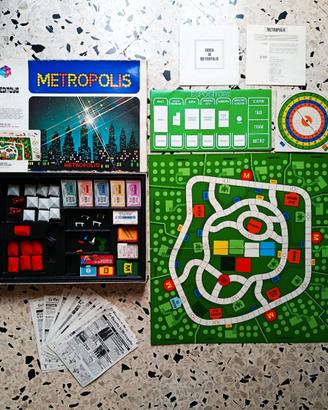 Gioco Da Tavolo Vintage Raro Metropolis Editoys