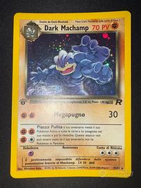 Dark Machamp Holo Prima Edizione Team Rocket 10/82