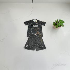 Completino Calcio PSG Parigi Nero - Taglia M Nuovo