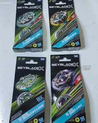 Beyblade X - 4 Beyblade single booster Set