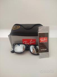 OCCHIALI RAYBAN WAYFARER CON LENTE A SPECCHIO 