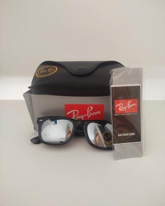 OCCHIALI RAYBAN WAYFARER CON LENTE A SPECCHIO 