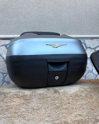 Bauletto + Portapacchi Moto Guzzi V100 Mandello