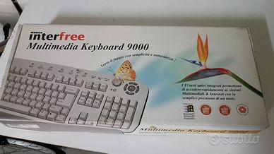 Tastiera Interfree PS2 multimediale nuova