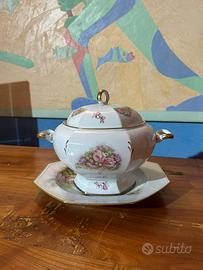 Zuppiera in porcellana Limoges
