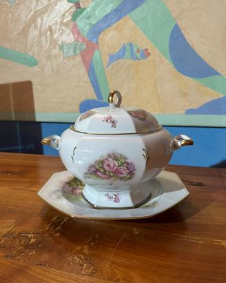 Zuppiera in porcellana Limoges