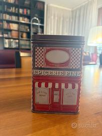 Porta caffè in latta