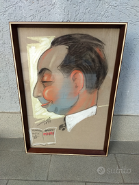 Caricatura originale grande di NINO ZA