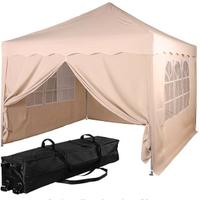 Gazebo INSTENT Basic 3 x 3 m colore champagne