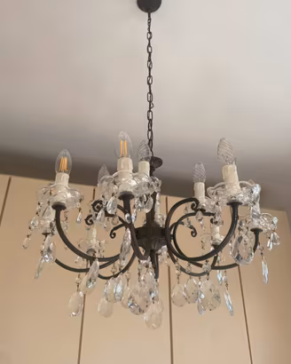 Lampadario a goccia anni 50/60