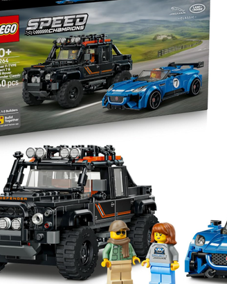 LEGO Speed Champions Jaguar Project 7 e Land Rover
