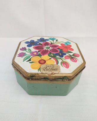 scatola di latta ottagonale