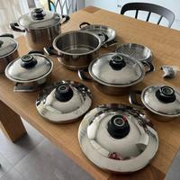 BATTERIA DI PENTOLE AMC 6 Pentole + 2 Secuquick