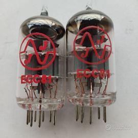 Coppia selezionata valvole JJ Electronics ECC81