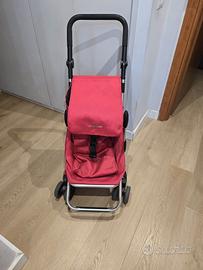 CARRELLO SPESA FOPPAPEDRETTI ROSSO - usato