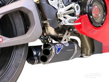 TERMINALI TERMIGNONI TITANIO BLACK + UPMAP DUCATI 