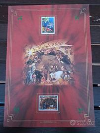 Folder filatelico Natale 2000