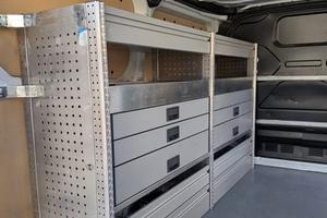 Scaffalatura furgoni ALUCA (Ford Custom, VW T6, Vi