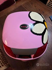 Bauletto Givi rosa grafica Guru