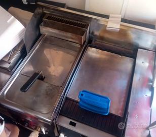 piastra  friggitrice per panini da banco e frigo y