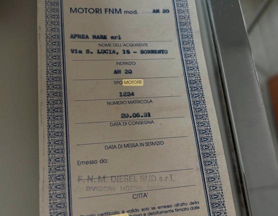 Motore FNM 20 XV diesel
