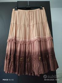 gonna lunga in stile etnico