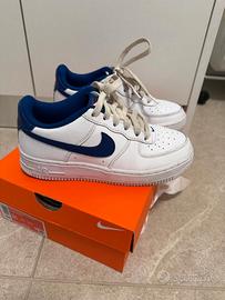 Nike Air Force Bianche e Blu bambino