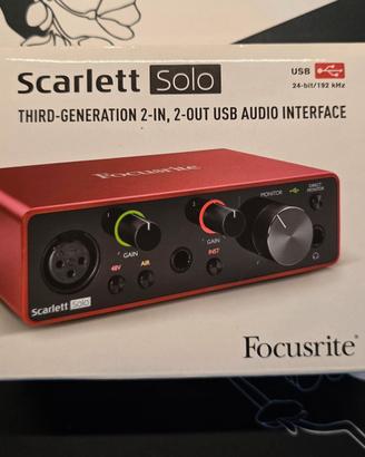 Focusrite Scarlett Solo 3rd Gen