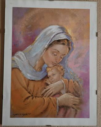 Quadretto Madonna con bambino