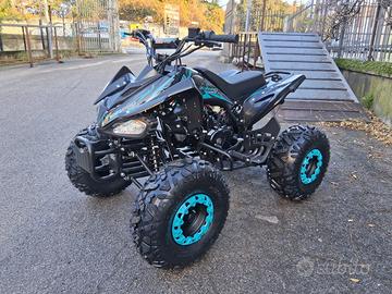 QUAD 125cc Ruote 8 BLACK/ BLUE SPORT