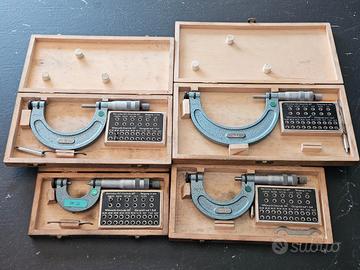 Set 4 Micrometri Professionali (0-100mm)
