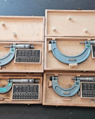 Set 4 Micrometri Professionali (0-100mm)