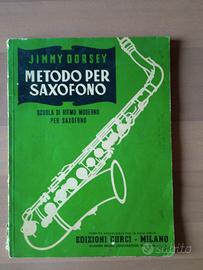  Libro di didattica musicale per saxofono.