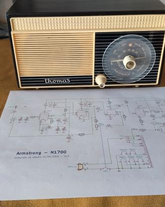 Radio da tavolo Armstrong Thomas N1700